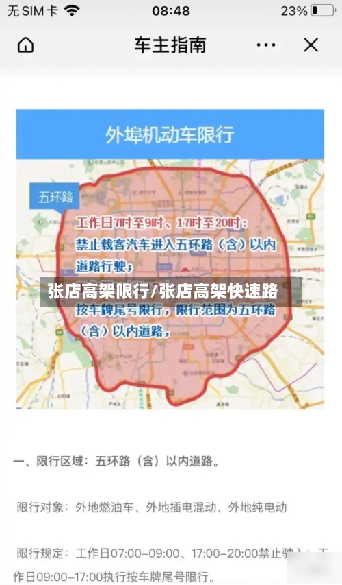 张店高架限行/张店高架快速路