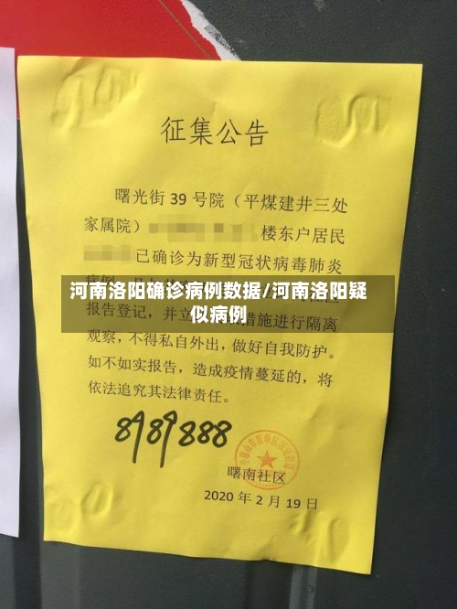 河南洛阳确诊病例数据/河南洛阳疑似病例-第3张图片
