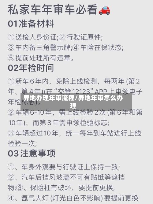 异地办理年审流程/异地年审怎么办理-第2张图片